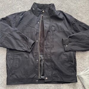 Michael Kors Black Windbreaker Jacket